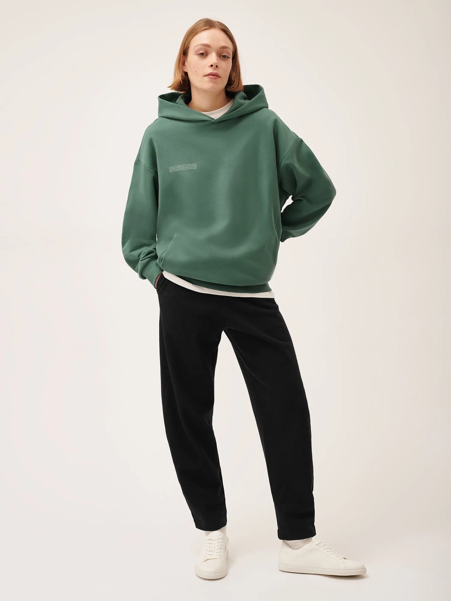 365 Midweight Hoodie—forest green