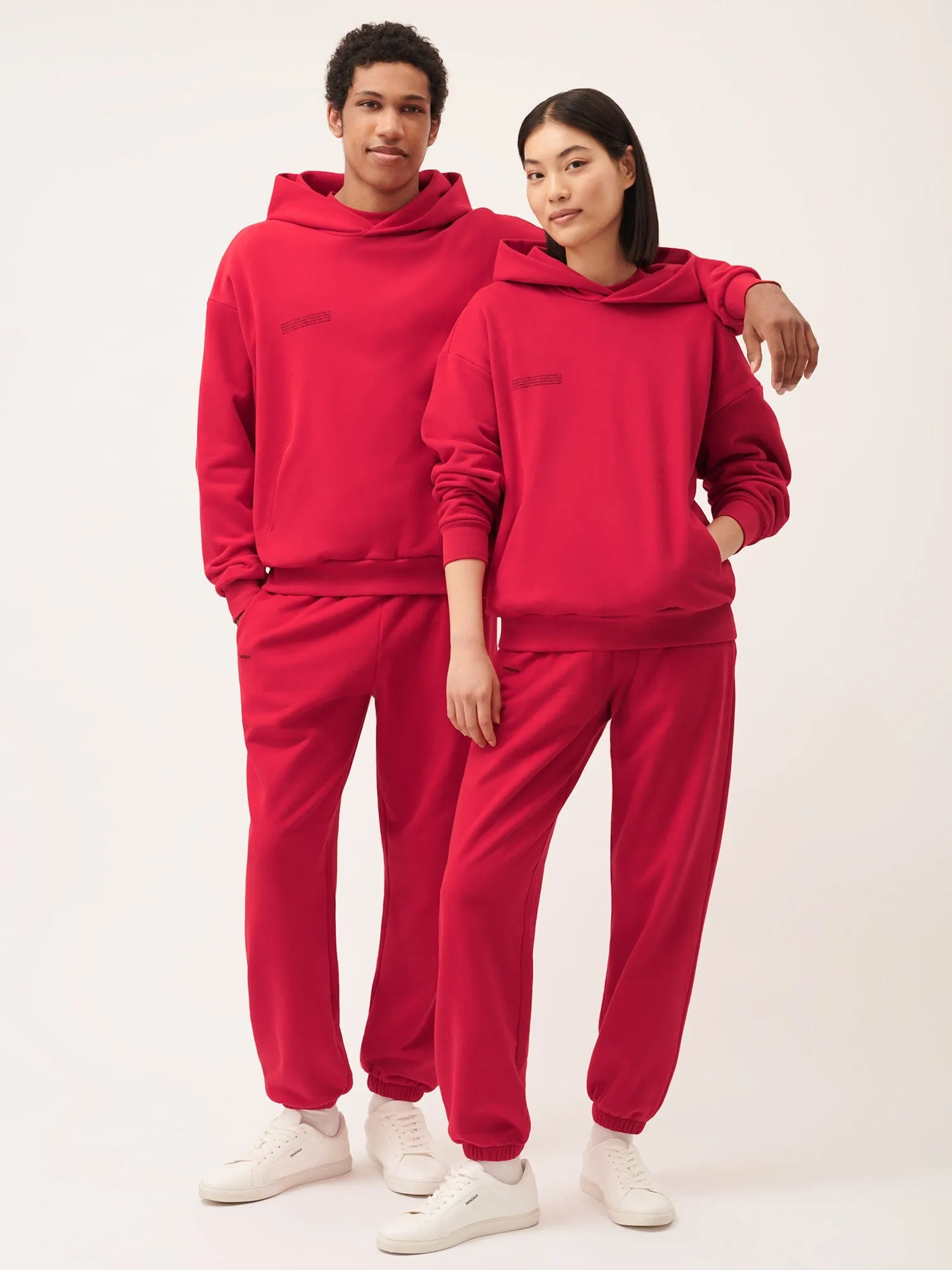 365 Midweight Hoodie—Goji berry red