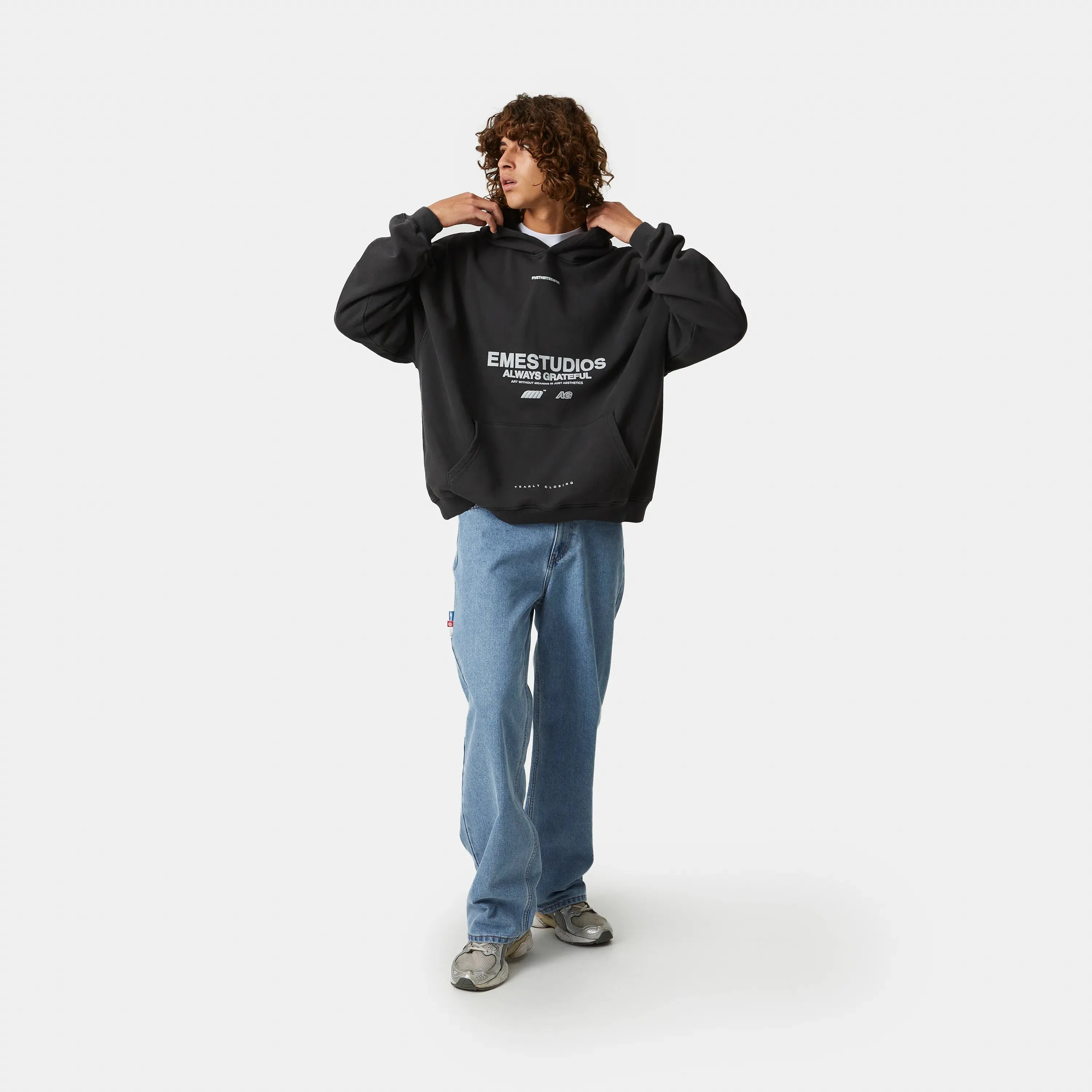 3N Row Shadow Oversized Hoodie