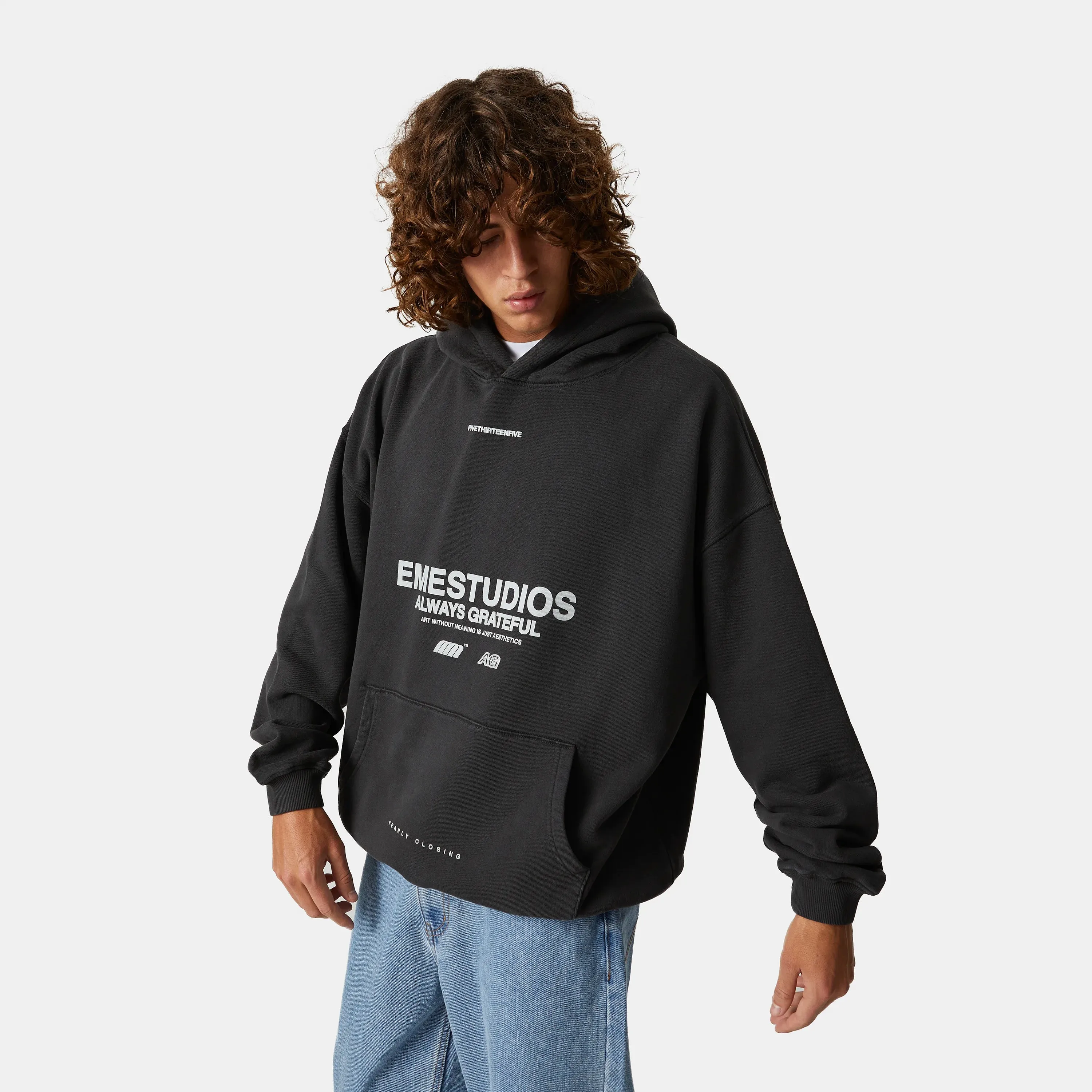 3N Row Shadow Oversized Hoodie