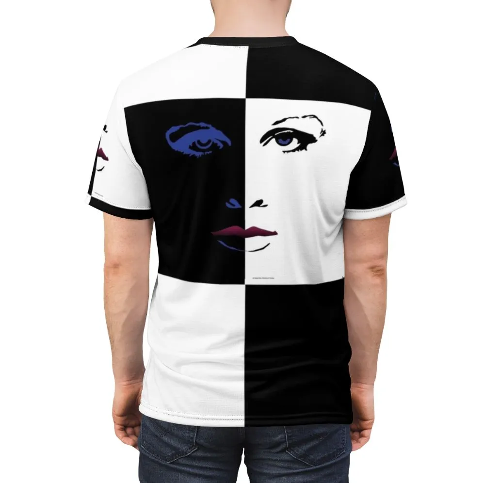 Abstract Graphic Asbill AOP T-shirt for Fans of Bill Potts, Prince, and The Pilot