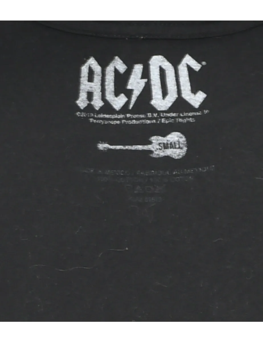 AC/DC Black Band T-shirt - S