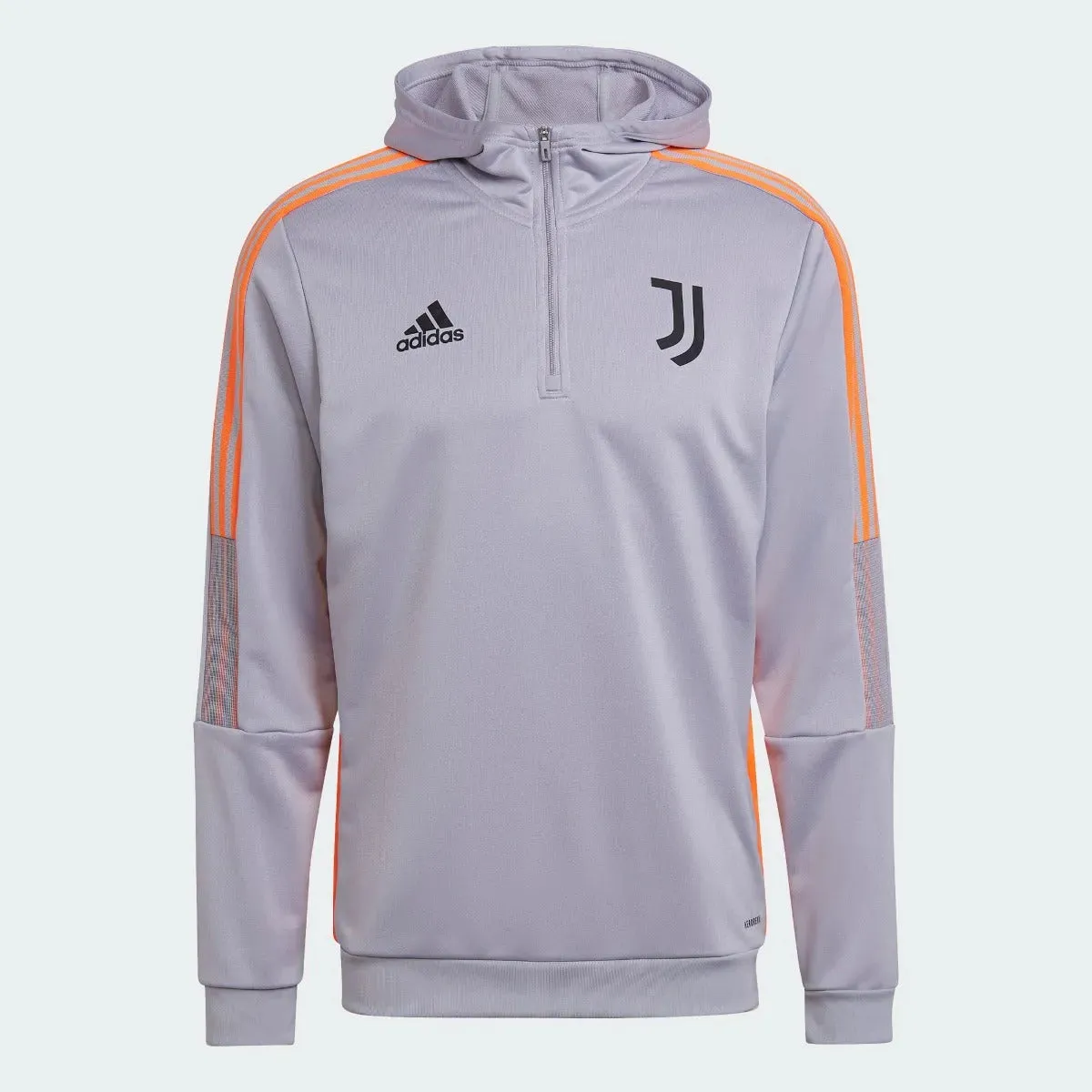 adidas 21-22 Juventus Track Hoodie - Gray