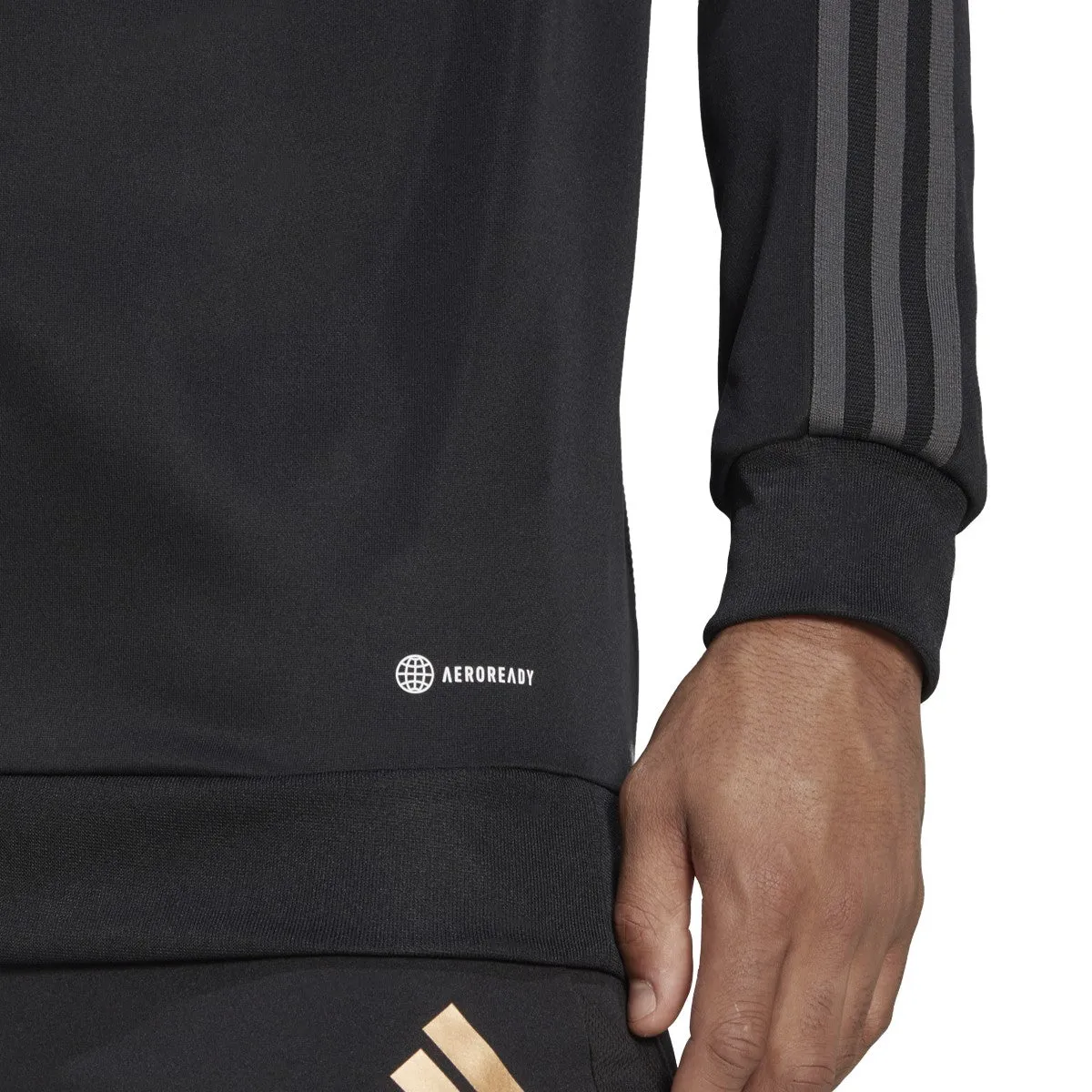 adidas Adult Germany Tiro Hoody 2022 HF3985 Black/White