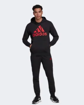 Adidas Aeroready Essentials Kangaroo Pocket  Men Sportswear Suit Black/Red Hl2222