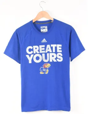 Adidas Create Yours Printed Blue T-shirt - M