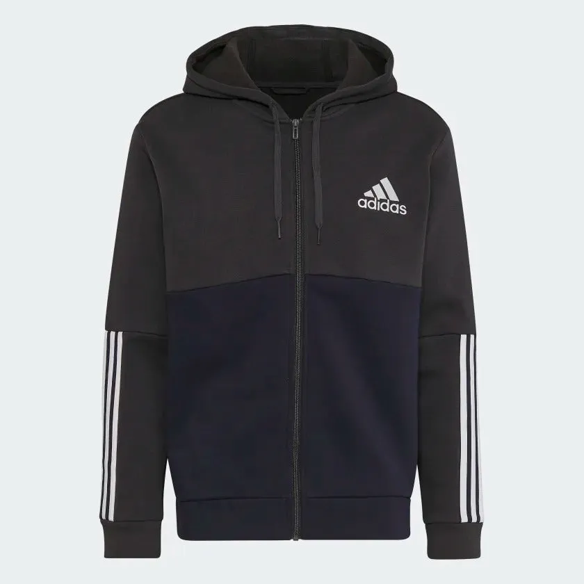 adidas Essentials Colorblock Fleece Full-Zip Men's Hoodie