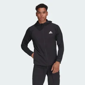 Adidas Full-Zip Men Training Hoody Black