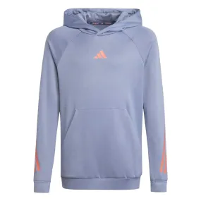 adidas - Kids' (Junior) Train Icons Aeroready 3-Stripes Hoodie (IA4619)