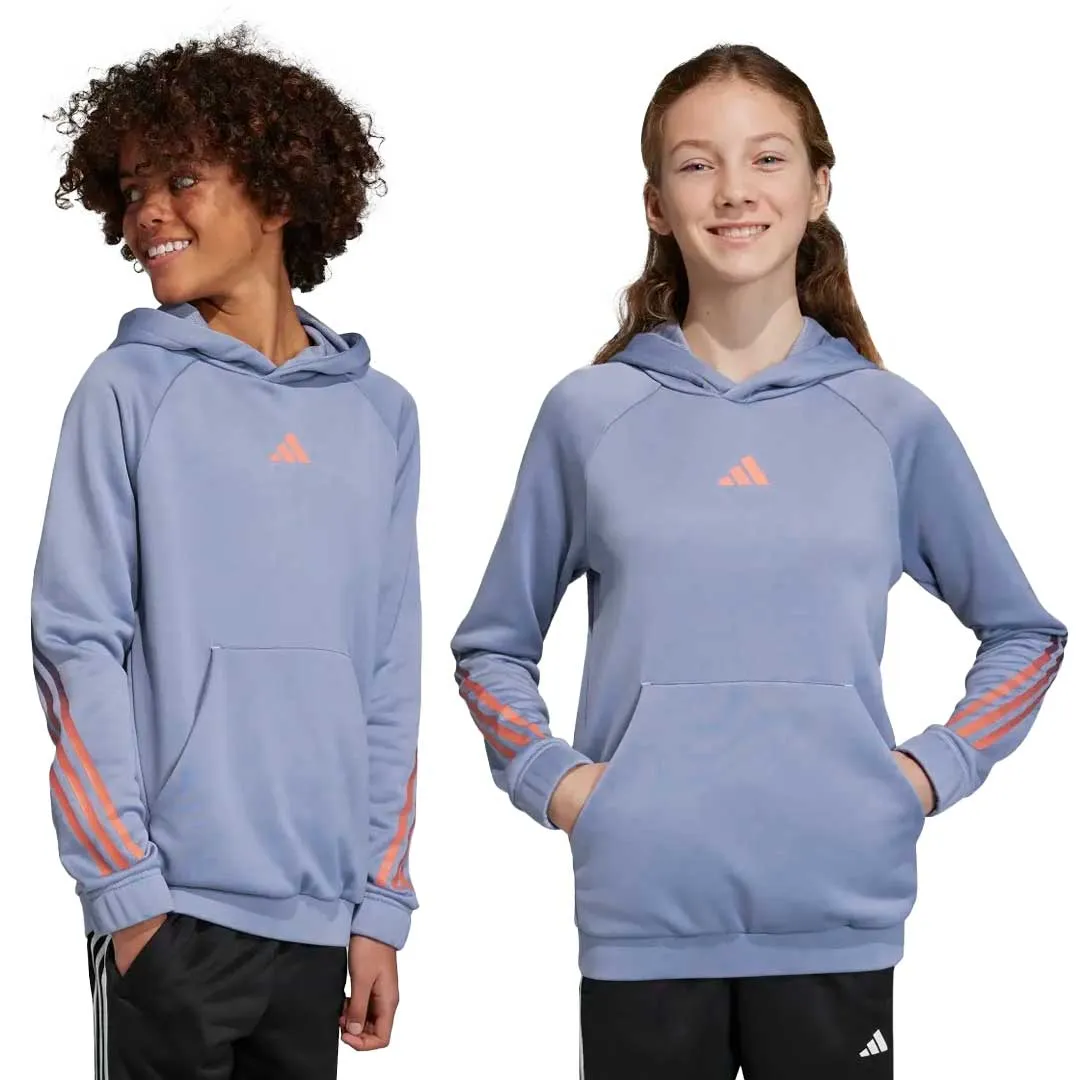 adidas - Kids' (Junior) Train Icons Aeroready 3-Stripes Hoodie (IA4619)