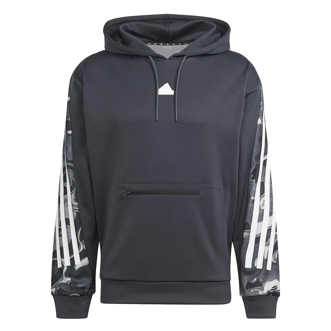 adidas - Men's Performance Future Icons Allover Print Hoodie (IB6126)