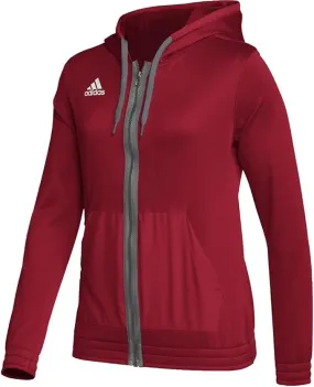 Adidas Team Issue Women's Full Zip Hoodie Red