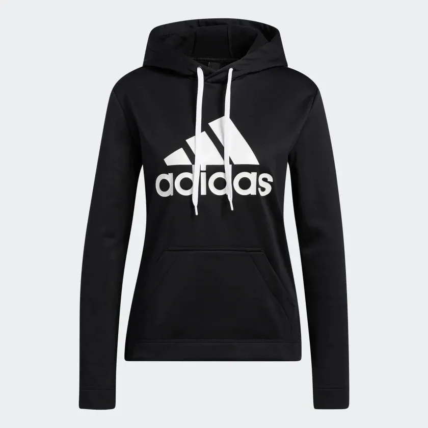 adidas Women's Game GO Big Logo Hoodie Black