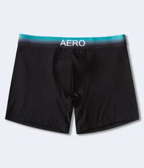 Aeropostale Mens' Ombre Waistband Performance 4.5" Knit Boxer Briefs - Green Blue - Size XS - Nylon - Teen Fashion & Clothing Garden Glow