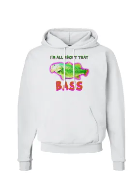 All About That Bass Fish Watercolor Hoodie Sweatshirt