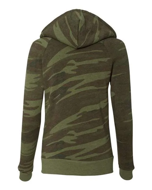 Alternative Women's Adrian Eco-Fleece Full-Zip Hooded Sweatshirt