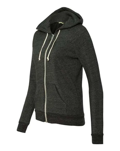 Alternative Women's Adrian Eco-Fleece Full-Zip Hooded Sweatshirt