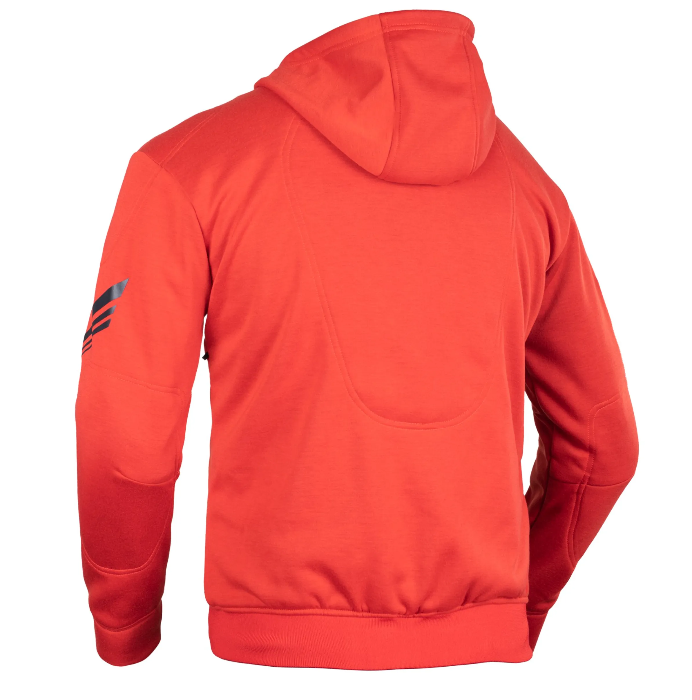 Aramid Lined Biker Riding Red Sports Super Hoodie by Oxford