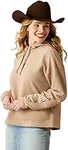 Ariat Ladies Essential Logo Hoodie Dark Oatmeal 10053882