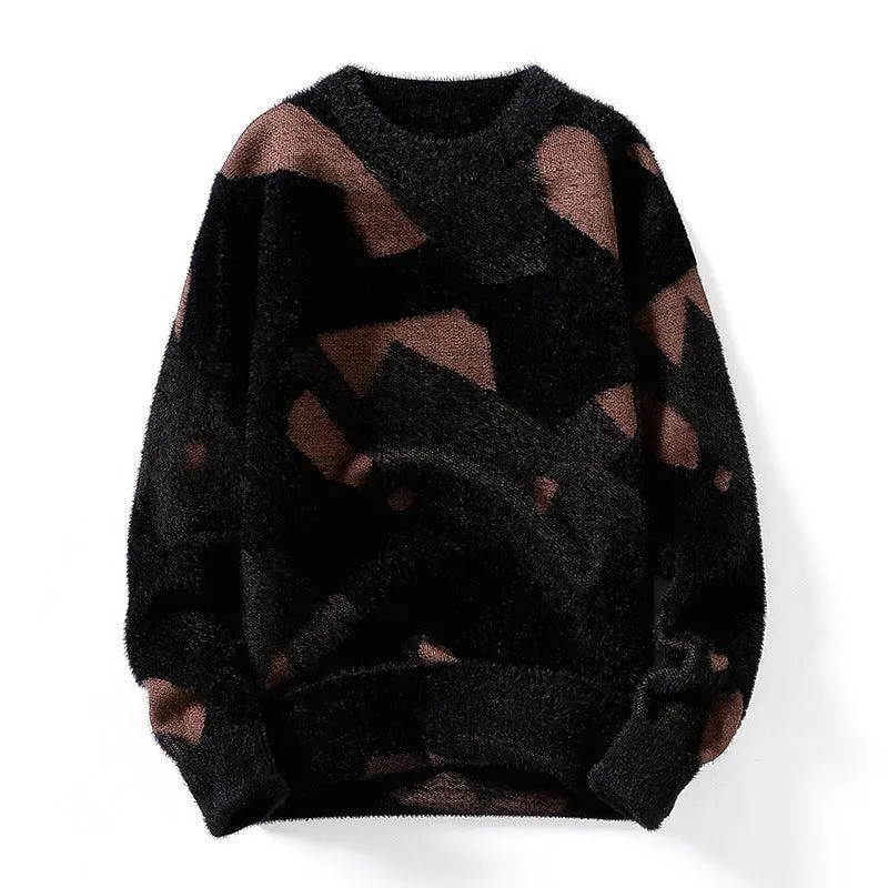 Asian Bay Anti-Mink Slim Fit Men's Knitted Pullover Sweater