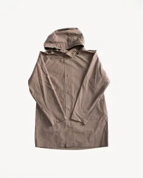 Back Nep Hoodie Coat - 38 Sepia