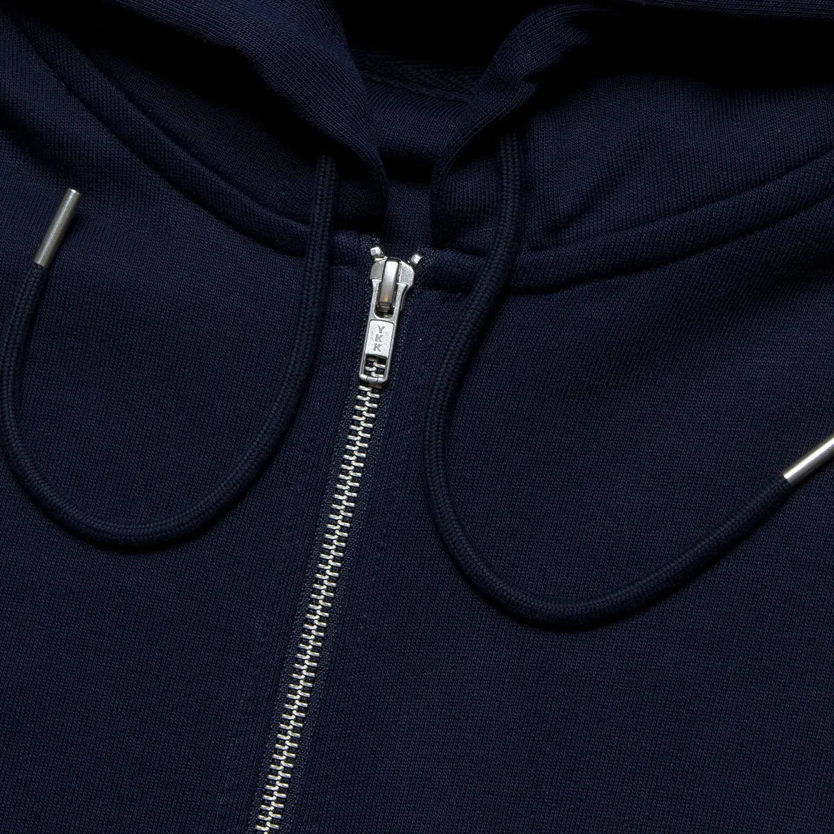 BB Smiley Crest - Zipped Hood - Navy