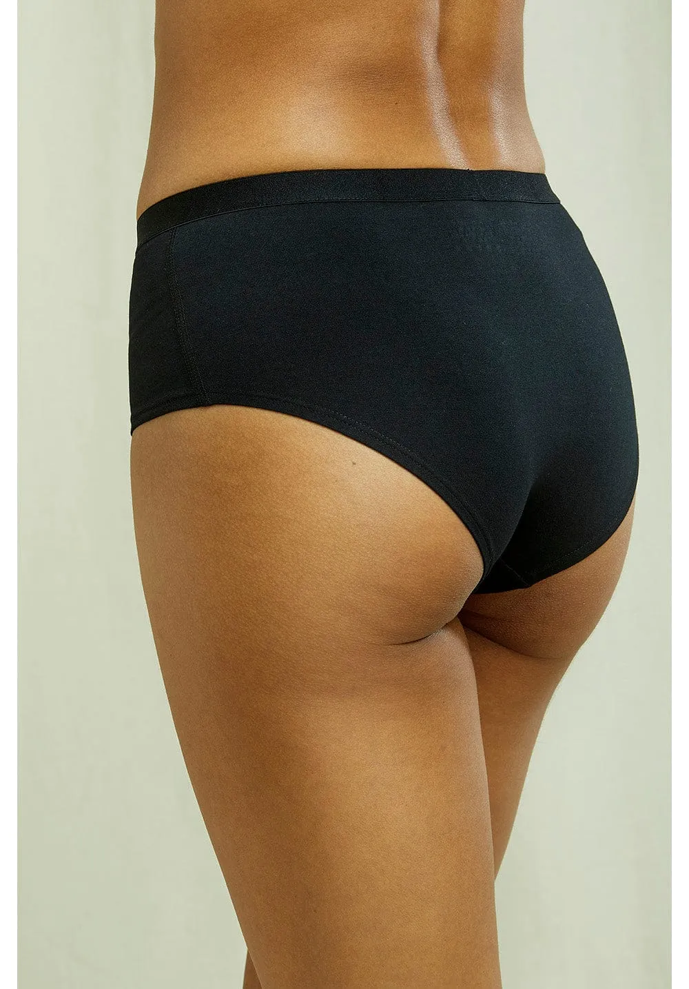 Black Low Rise Shorts