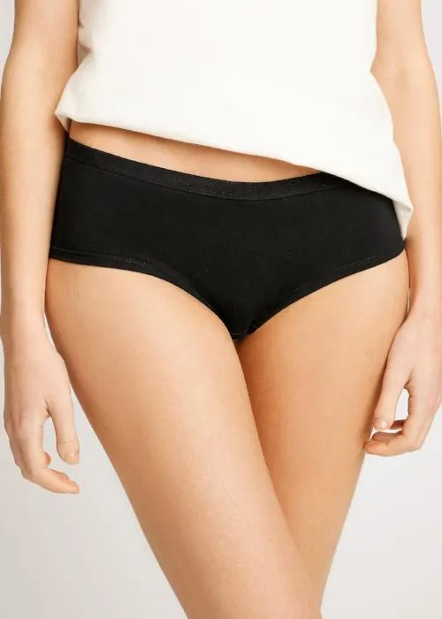 Black Low Rise Shorts