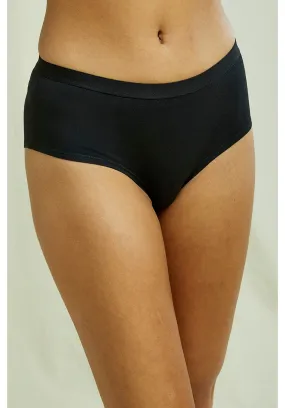 Black Low Rise Shorts