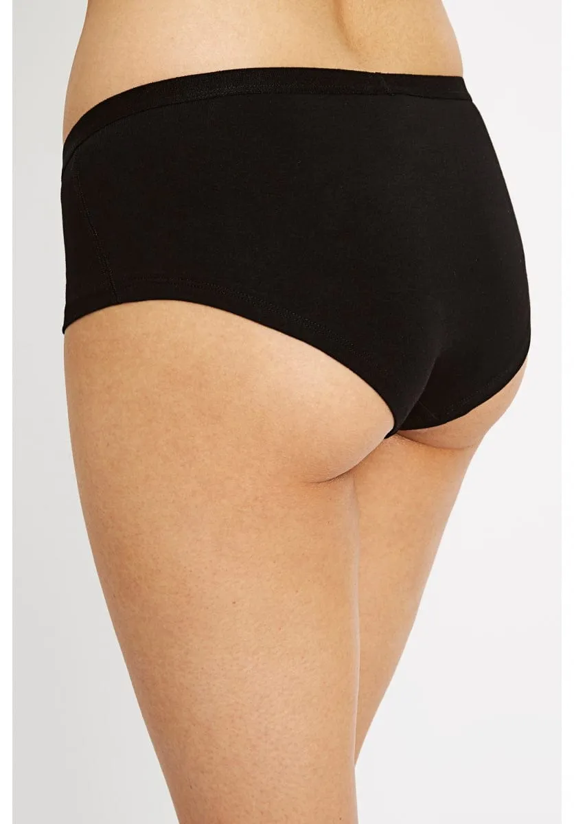 Black Low Rise Shorts