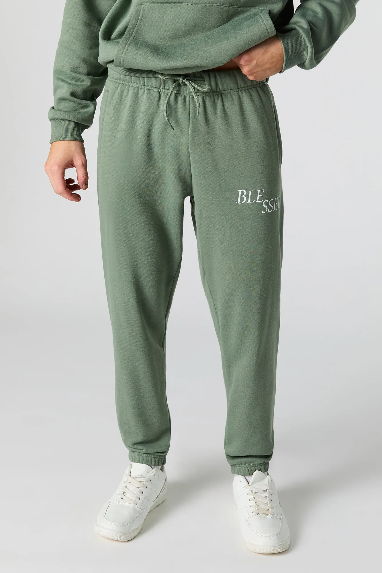 Blessed Graphic Fleece Jogger