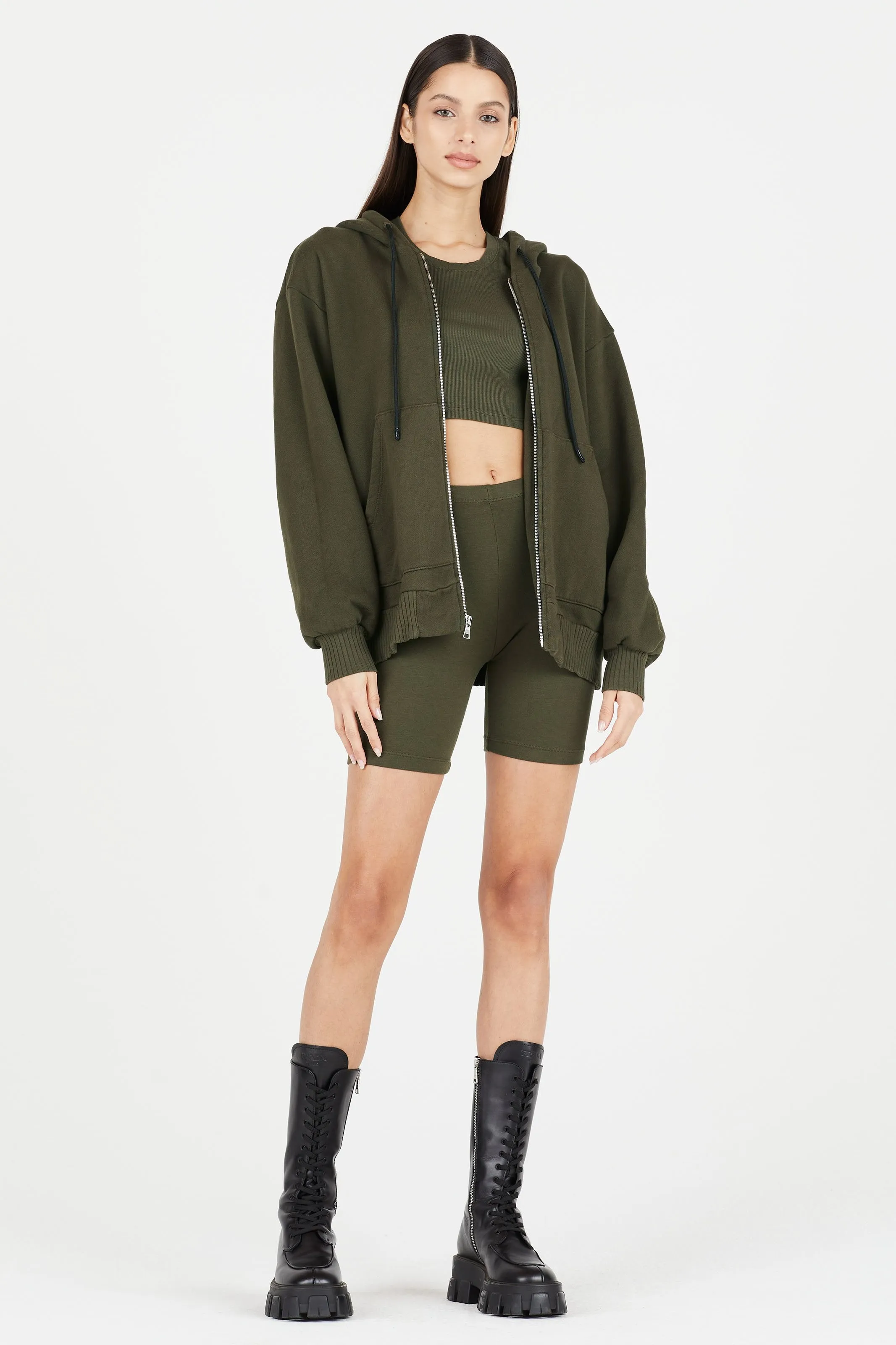 Brooklyn Oversized Zip Hoodie