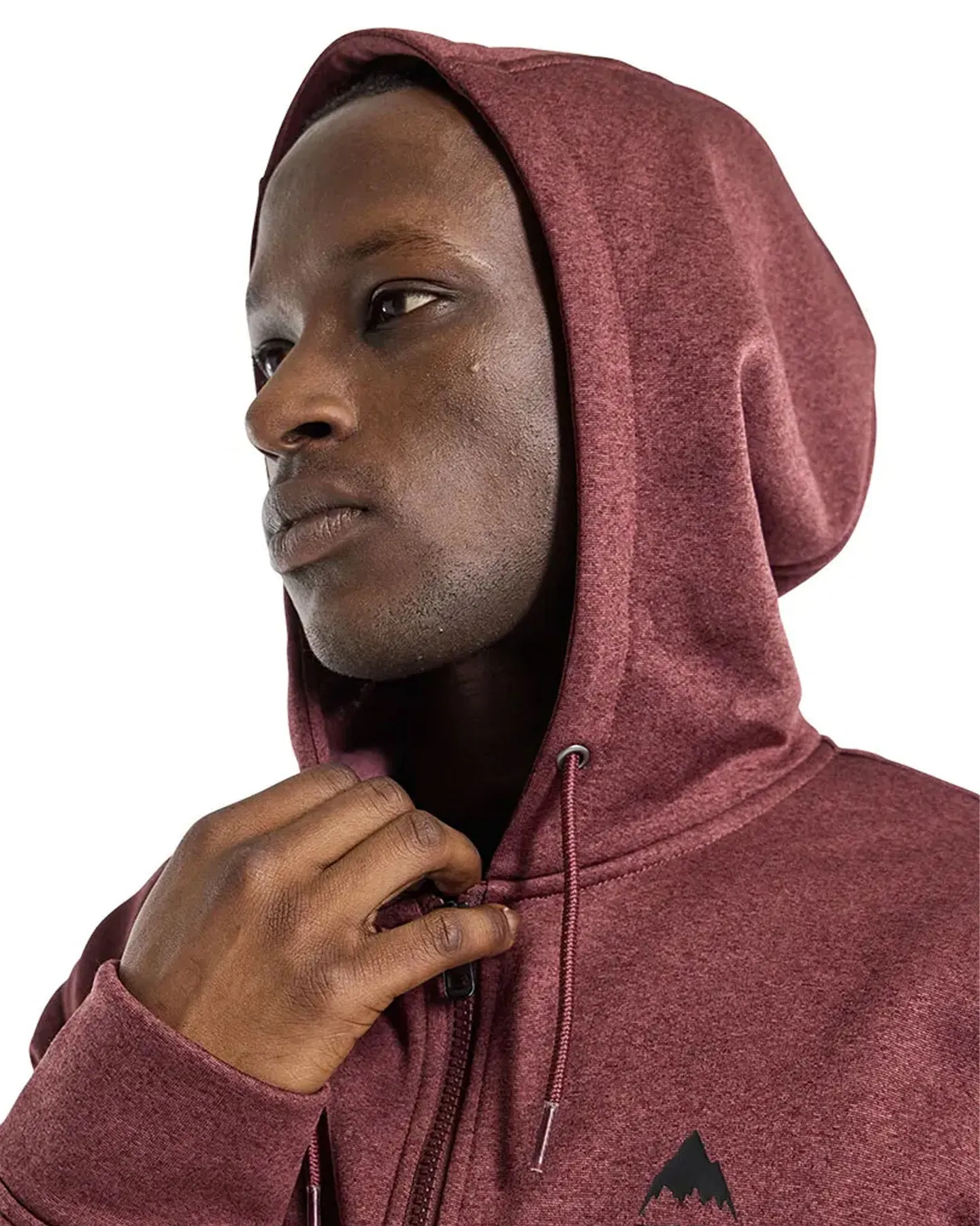 Burton Men's Burton Oak Full-Zip Hoodie - Almandine Heather