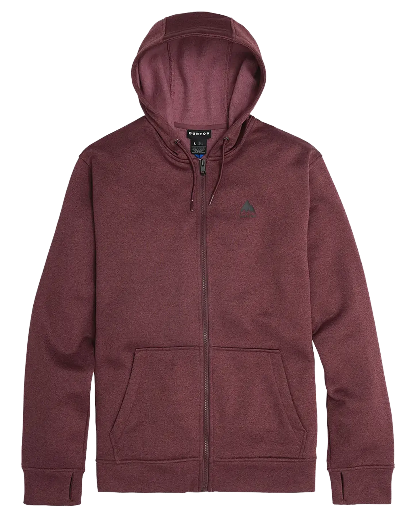 Burton Men's Burton Oak Full-Zip Hoodie - Almandine Heather