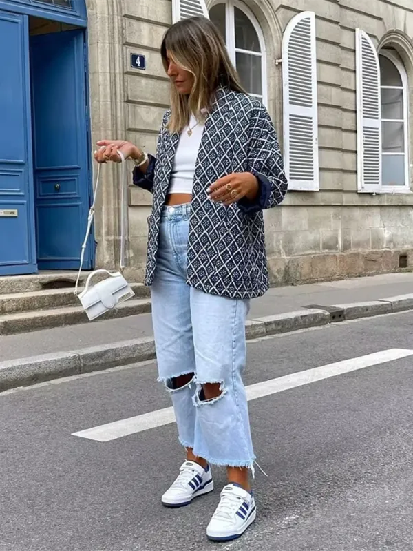 Cardi/Jacket Baggy Fit Quilted Trend