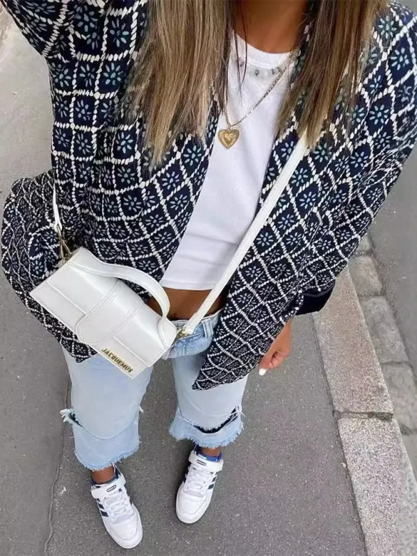 Cardi/Jacket Baggy Fit Quilted Trend