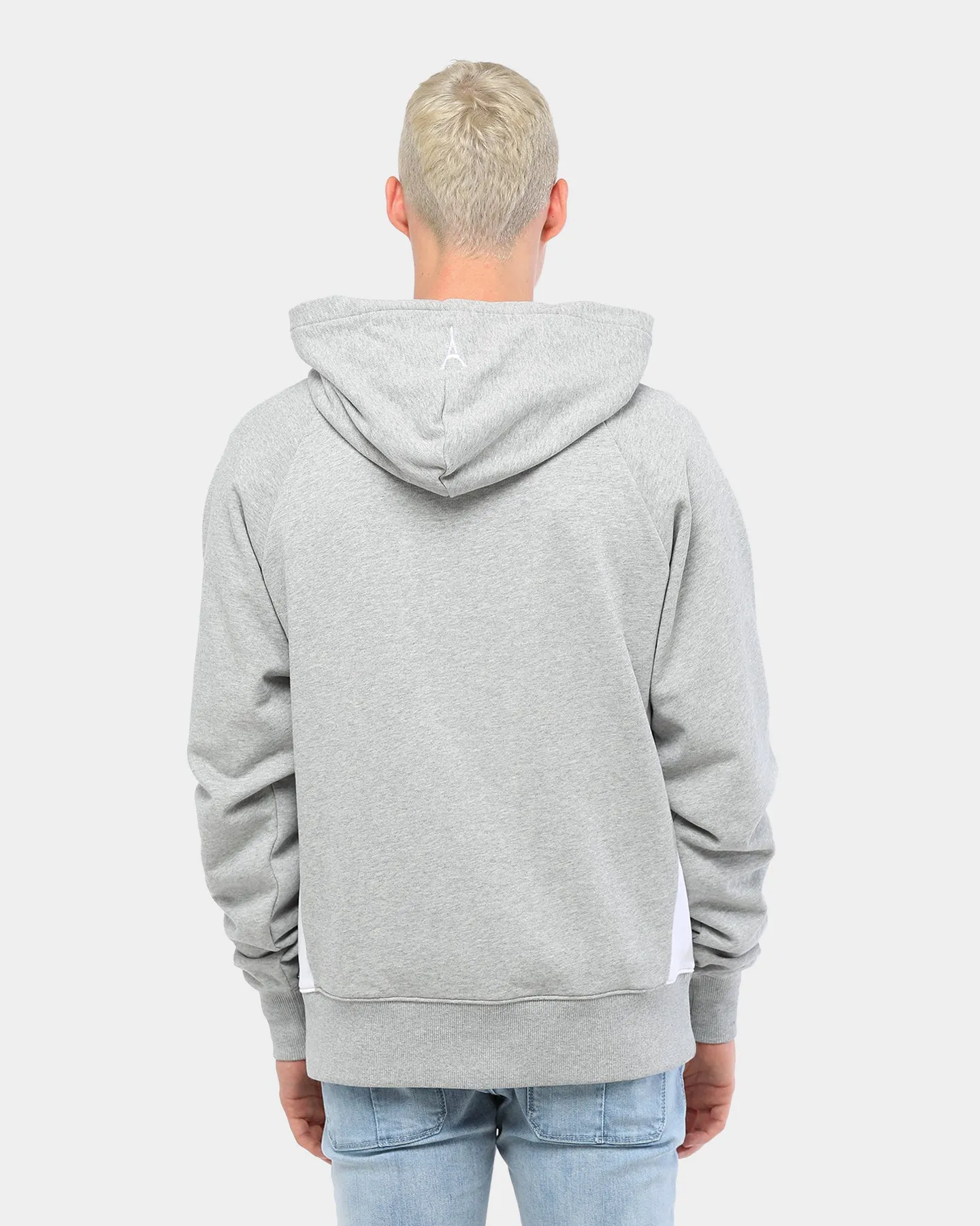 Carré Scripted Raglan Hoodie Grey/White