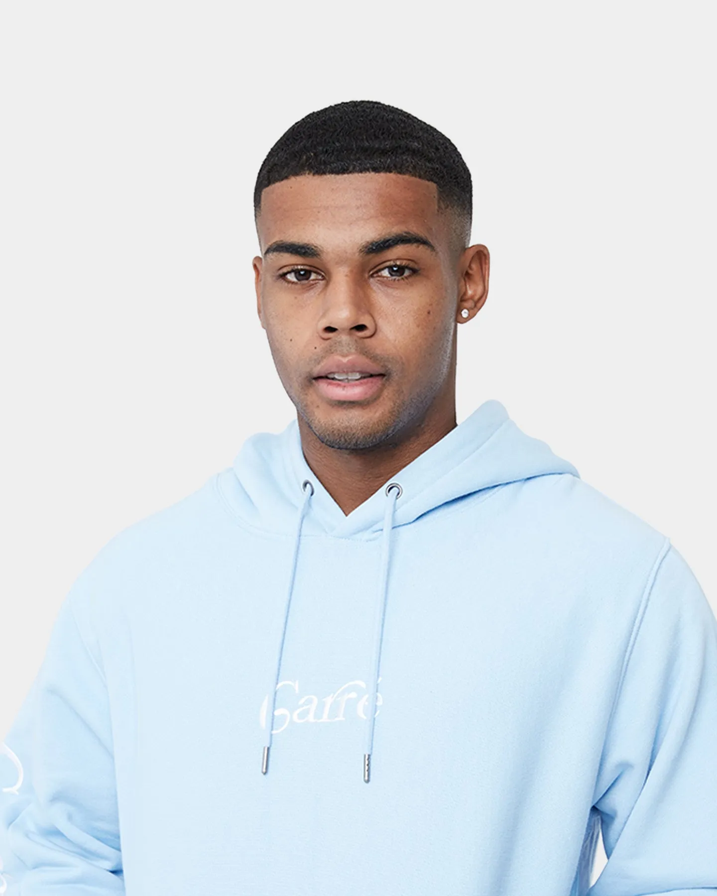 Carre Volle Hoodie Light Blue