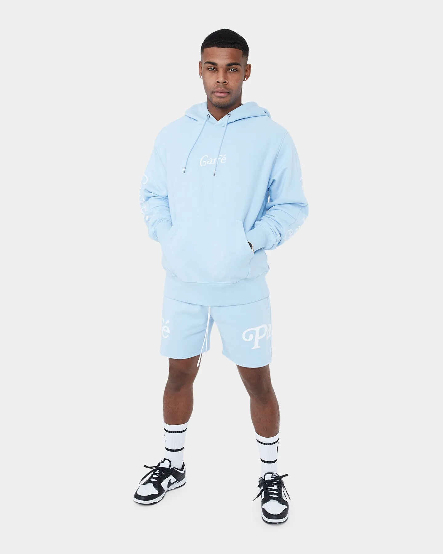 Carre Volle Hoodie Light Blue