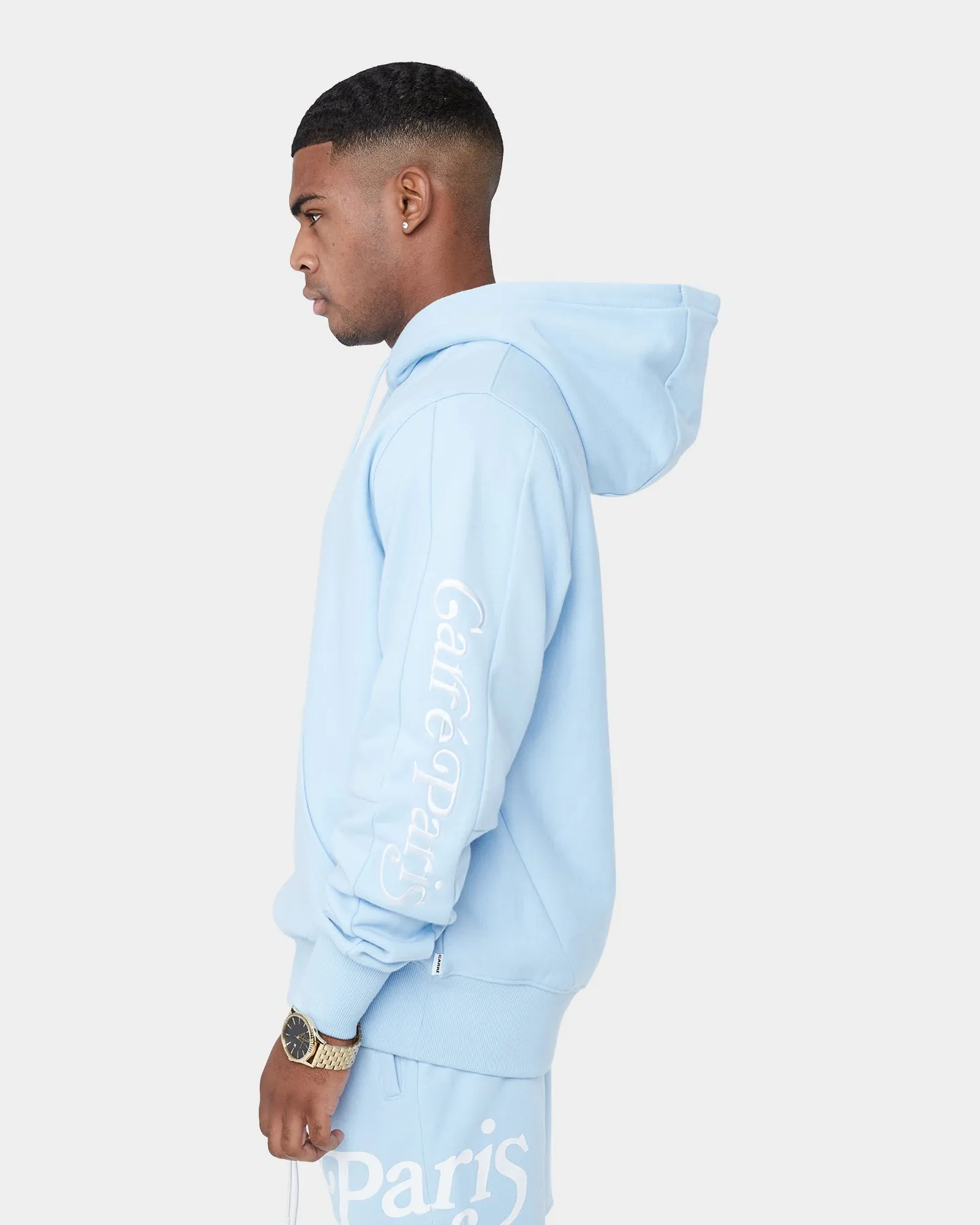 Carre Volle Hoodie Light Blue