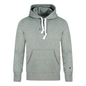 Champion Digital Print Logo Grey Hoodie