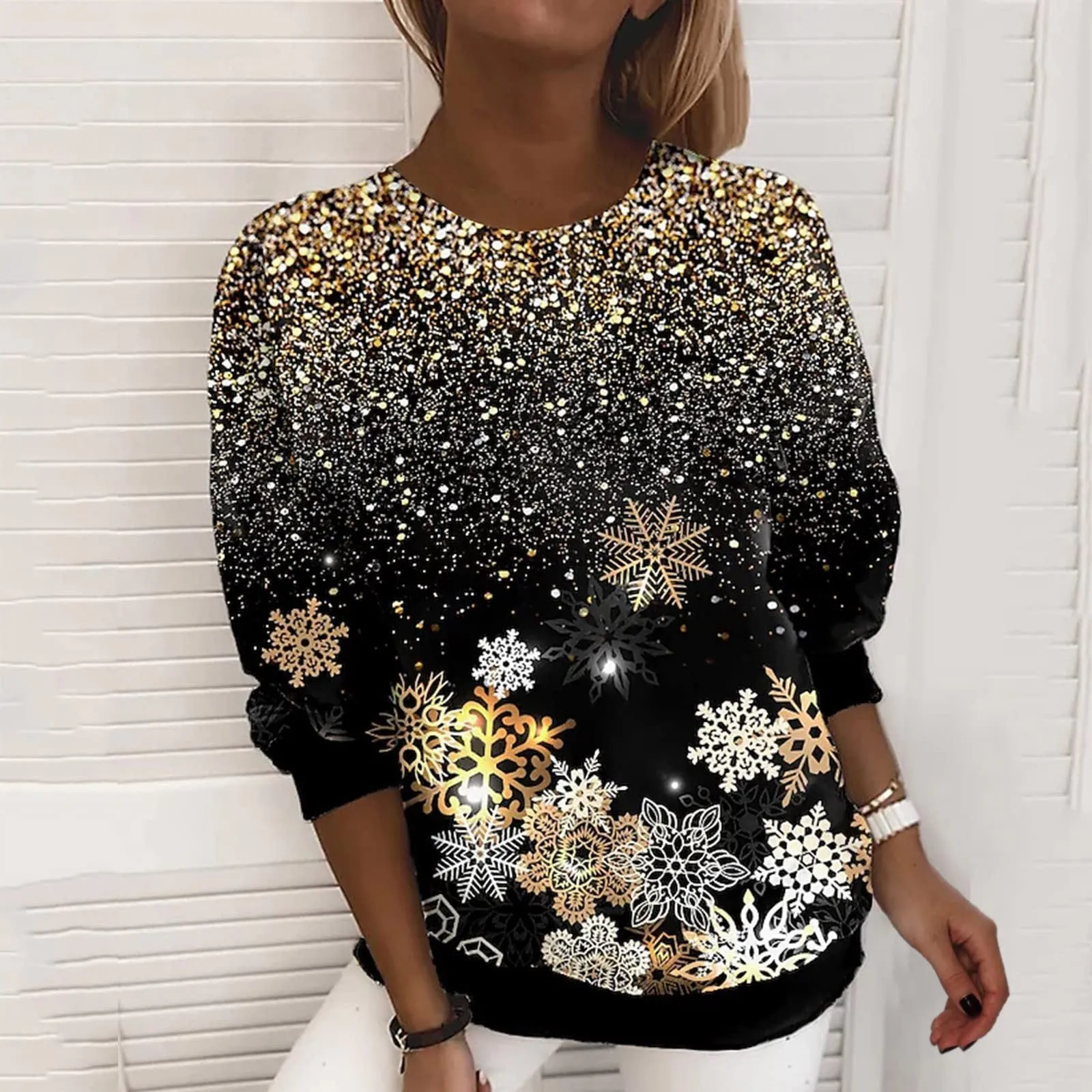 Cozy Snowflake 3D Christmas Sweater - Celebrate in Style and Warmth!