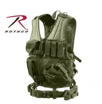 Cross Draw MOLLE Tactical Vest