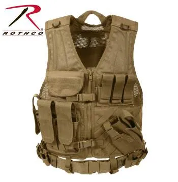 Cross Draw MOLLE Tactical Vest