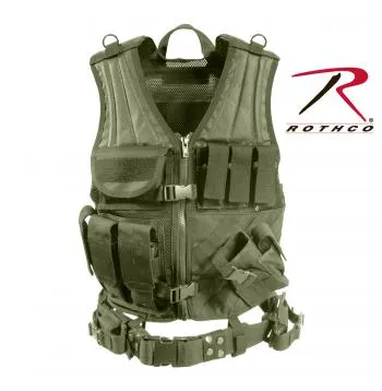 Cross Draw MOLLE Tactical Vest