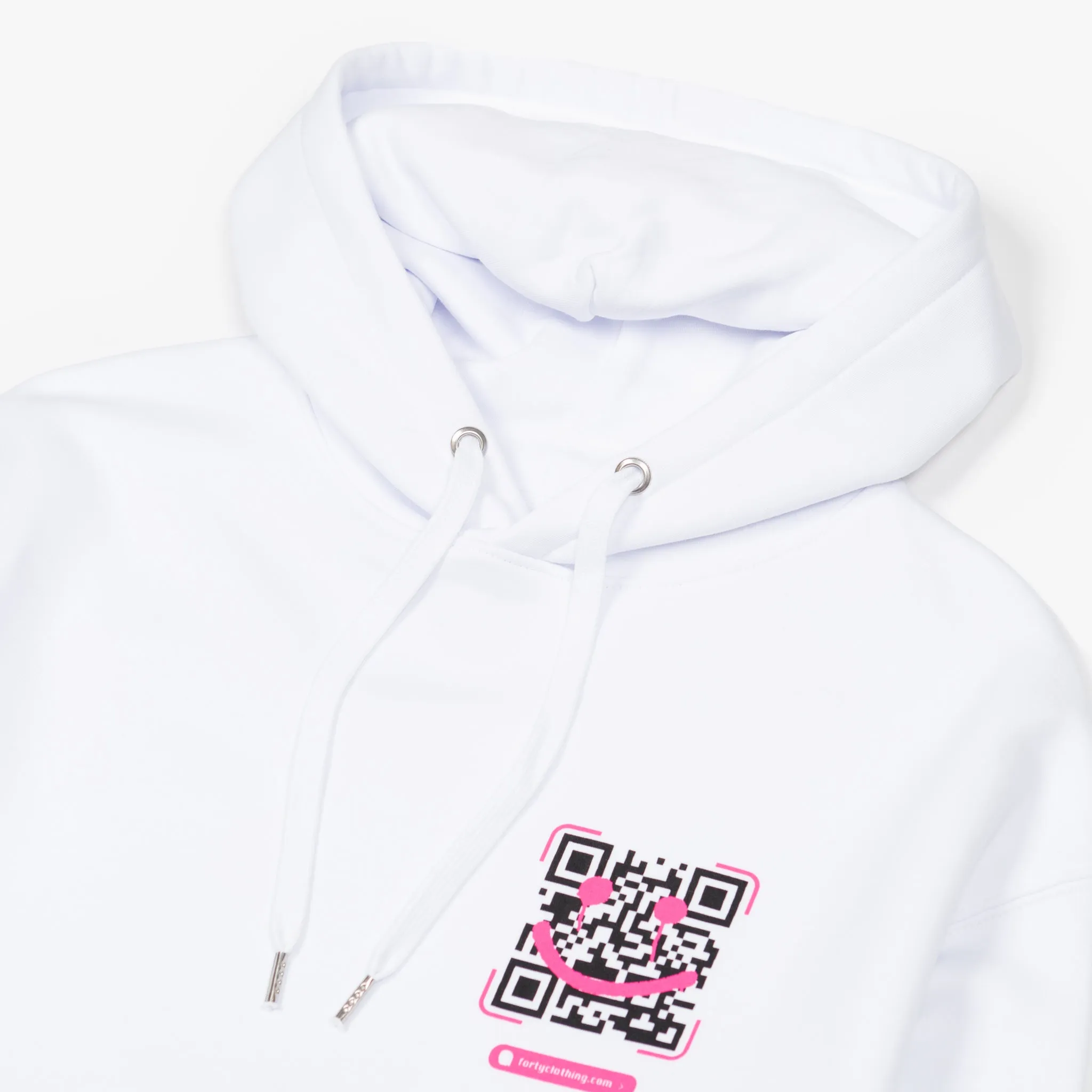 Cure Hoodie (White/Pink)