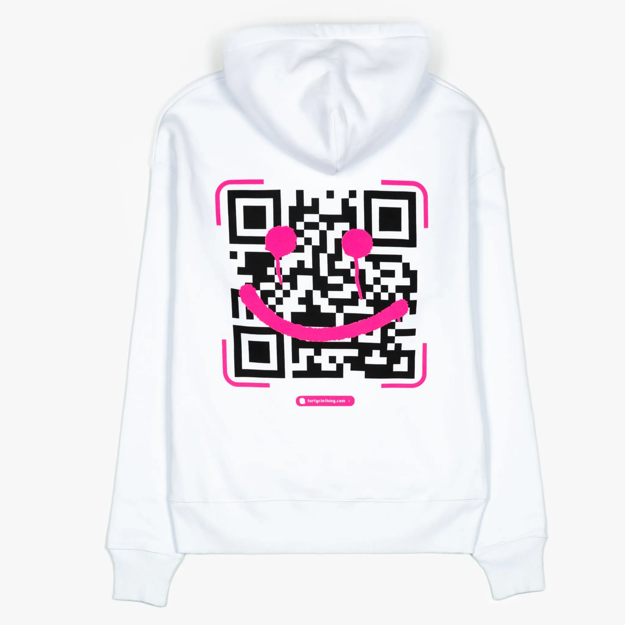 Cure Hoodie (White/Pink)