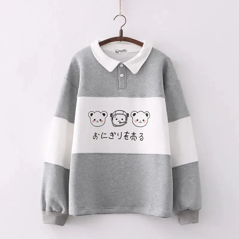 Cute Embroidered Winter Sweater