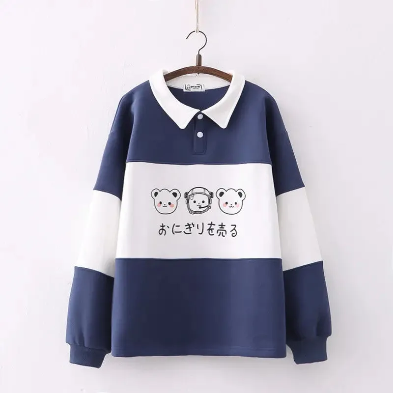 Cute Embroidered Winter Sweater