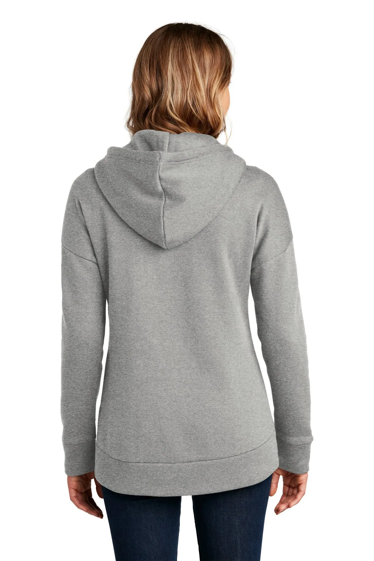 District  Women's Perfect Weight  Fleece Drop Shoulder Full-Zip Hoodie